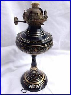 Vintage Brass Aladdin Lamps Copper Flower Lamp Vintage Brass Alcohol Lamp