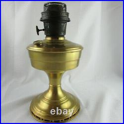 Vintage Brass Aladdin Mantle Lamp Co Model 12 Oil Kerosene Base with Burner