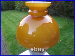 Vintage Brass Aladdin No 23 Oil Lamp With Chimney & Original Glass Shade Vintage Brass Aladdin No 23 Oil Lamp With Chimney & Original Glass Shade