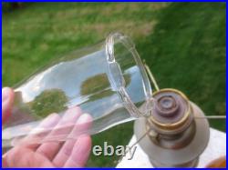 Vintage Brass Aladdin No 23 Oil Lamp With Chimney & Original Glass Shade Vintage Brass Aladdin No 23 Oil Lamp With Chimney & Original Glass Shade