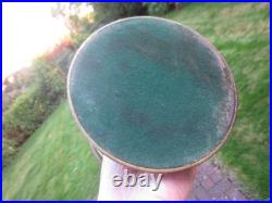 Vintage Brass Aladdin No 23 Oil Lamp With Chimney & Original Glass Shade