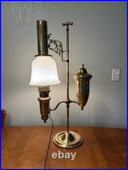 Vintage Brass Aladdin Student Lamp Model 23 75th Anniversary Edition
