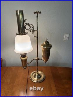 Vintage Brass Aladdin Student Lamp Model 23 75th Anniversary Edition