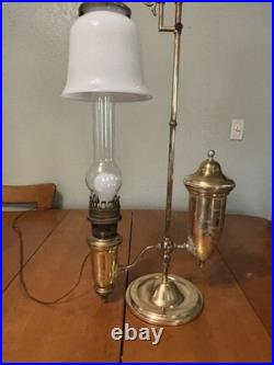 Vintage Brass Aladdin Student Lamp Model 23 75th Anniversary Edition