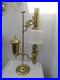 Vintage Brass Aladdin Student Lamp Model 23 with Paper work