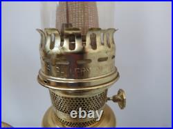 Vintage Brass Aladdin Student Lamp Model 23 with Paper work