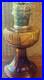 Vintage Classic ALADDIN MODEL C Amber Glass Lincoln Drape Oil Lamp #23 Burner