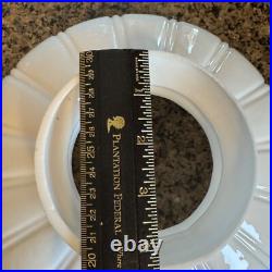 Vintage Coleman 10? Opal Glass Lamp Shade Aladdin Rayo B&H Kerosene