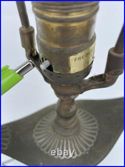 Vintage Frederick Cooper Metal Lamp Regency Column Alladin Kerosene Oil Lamp
