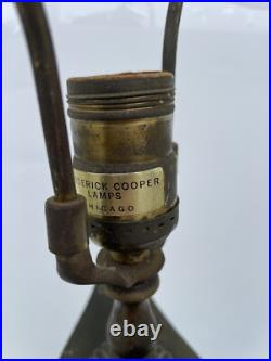 Vintage Frederick Cooper Metal Lamp Regency Column Alladin Kerosene Oil Lamp