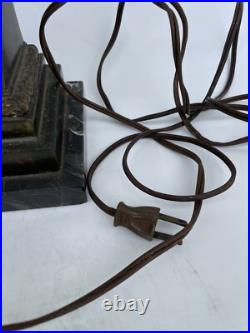 Vintage Frederick Cooper Metal Lamp Regency Column Alladin Kerosene Oil Lamp