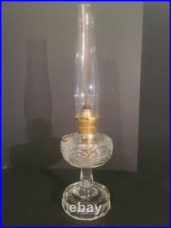 Vintage Genuine Aladdin Kerosene Oil Lamp 24 Nu-Type Model B Clear