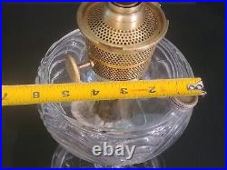 Vintage Genuine Aladdin Kerosene Oil Lamp 24 Nu-Type Model B Clear