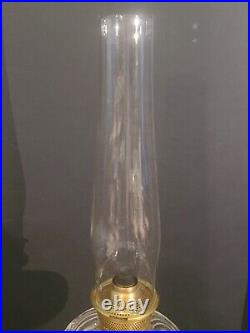 Vintage Genuine Aladdin Kerosene Oil Lamp 24 Nu-Type Model B Clear