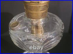 Vintage Genuine Aladdin Kerosene Oil Lamp 24 Nu-Type Model B Clear