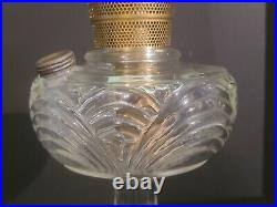 Vintage Genuine Aladdin Kerosene Oil Lamp 24 Nu-Type Model B Clear