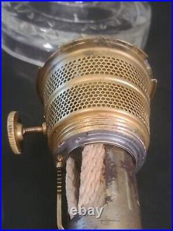 Vintage Genuine Aladdin Kerosene Oil Lamp 24 Nu-Type Model B Clear