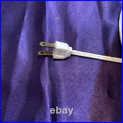 Vintage Hurricane Lamp Aladdin Washington Drape Electric Oil Parlor Uranium B-53