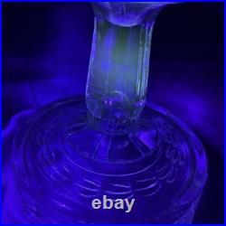 Vintage Hurricane Lamp Aladdin Washington Drape Electric Oil Parlor Uranium B-53