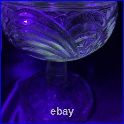 Vintage Hurricane Lamp Aladdin Washington Drape Electric Oil Parlor Uranium B-53