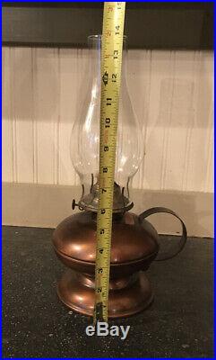 Vintage Kerosene Oil Aladdin Table Lamp with Shade Made America Gregorian