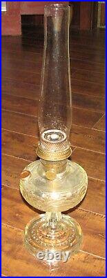 Vintage Large 23 1/2 Aladdin Oil Kerosene Lamp withLocking Chimney