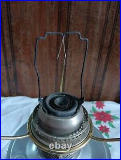 Vintage MOD. C ALADDIN Oil Hurricane lamp Aluminum 8inch Shade holder