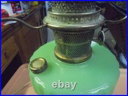 Vintage Majestic Aladdin Lamp B-122 Green Moonstone
