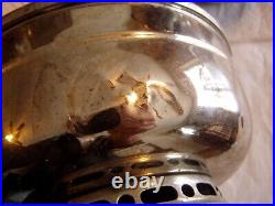 Vintage Matched Pair Aladdin Model 12 Oil Lamps Model 12 Burners Nickeled