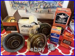 Vintage Mixed Lot Aladdin Model #23 Burners Wicks Models 15-8 Mantle 12-A-B-C 21