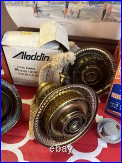 Vintage Mixed Lot Aladdin Model #23 Burners Wicks Models 15-8 Mantle 12-A-B-C 21