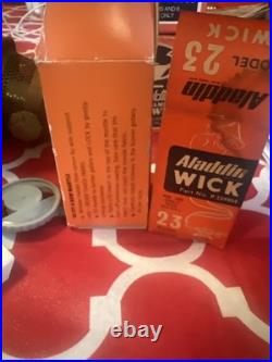 Vintage Mixed Lot Aladdin Model #23 Burners Wicks Models 15-8 Mantle 12-A-B-C 21