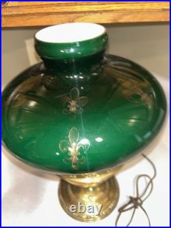 Vintage Model #8 Alladin by Mantel Lamp Company Of America Electrified Oil Lamp