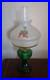 Vintage NEW Aladdin Emerald Green 2003 Lincoln Drape Oil Lamp & Signed shade NOS