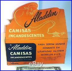 Vintage NOS 12 Aladdin Lox On Oil Lamp Mantles Dealer Display Box Model B C BRAZ