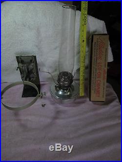 Vintage Norfolk & Western Caboose Kerosene Aladdin 23 Lamp & Spring Holder nr