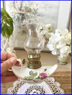 Vintage Old Porcelain Glass Original Aladdin Lamp Germany