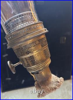 Vintage Original ALADDIN Model B Nu-Type BURNER Made in Chicago with Wick, Chimney