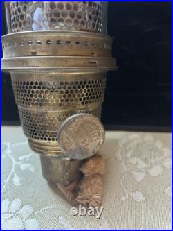 Vintage Original ALADDIN Model B Nu-Type BURNER Made in Chicago with Wick, Chimney