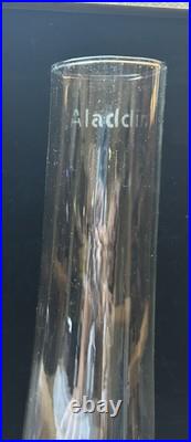 Vintage Original ALADDIN Model B Nu-Type BURNER Made in Chicago with Wick, Chimney