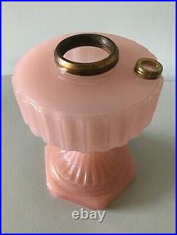Vintage Original ALADDIN Pink Corinthian Lamp Base NICE