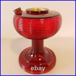 Vintage Original ALADDIN RED BEEHIVE Lamp Base NICE! READ