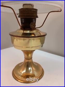 Vintage Original Aladdin Oil Lamp Model 23 with Shade