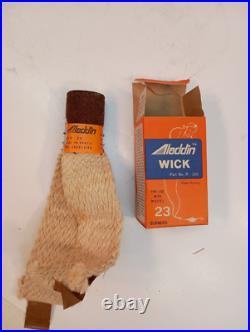 Vintage Original Aladdin Oil Lamp Model 23 with Shade