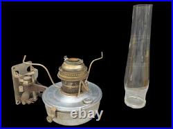 Vintage Original Aladdin Railroad Caboose Oil Lamp with Wall Mount Bracket GA20705