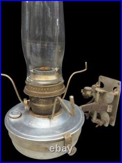 Vintage Original Aladdin Railroad Caboose Oil Lamp with Wall Mount Bracket GA20705