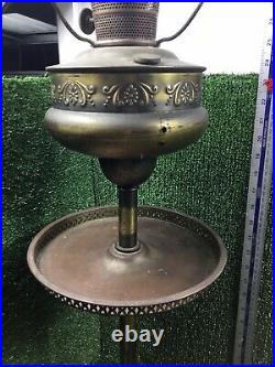Vintage Original Super Aladdin Tall Pedestal Floor Standing Oil / Paraffin Lamp