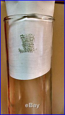 Vintage PYREX ALADDIN LOX-ON CHIMNEY for Lamps C B or 12 NOS glass lantern