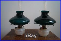 Vintage Pair of Aladdin Wall Hanging Kerosene Lamps