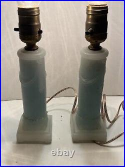 Vintage Pair of Boudoir Aladdin Table Lamps